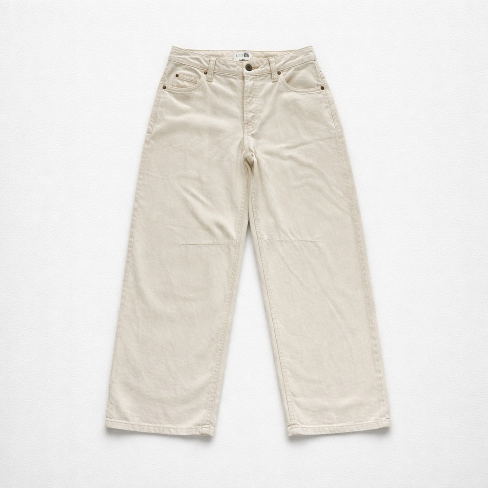 RSQ Cream‎ Wide-Leg Pants